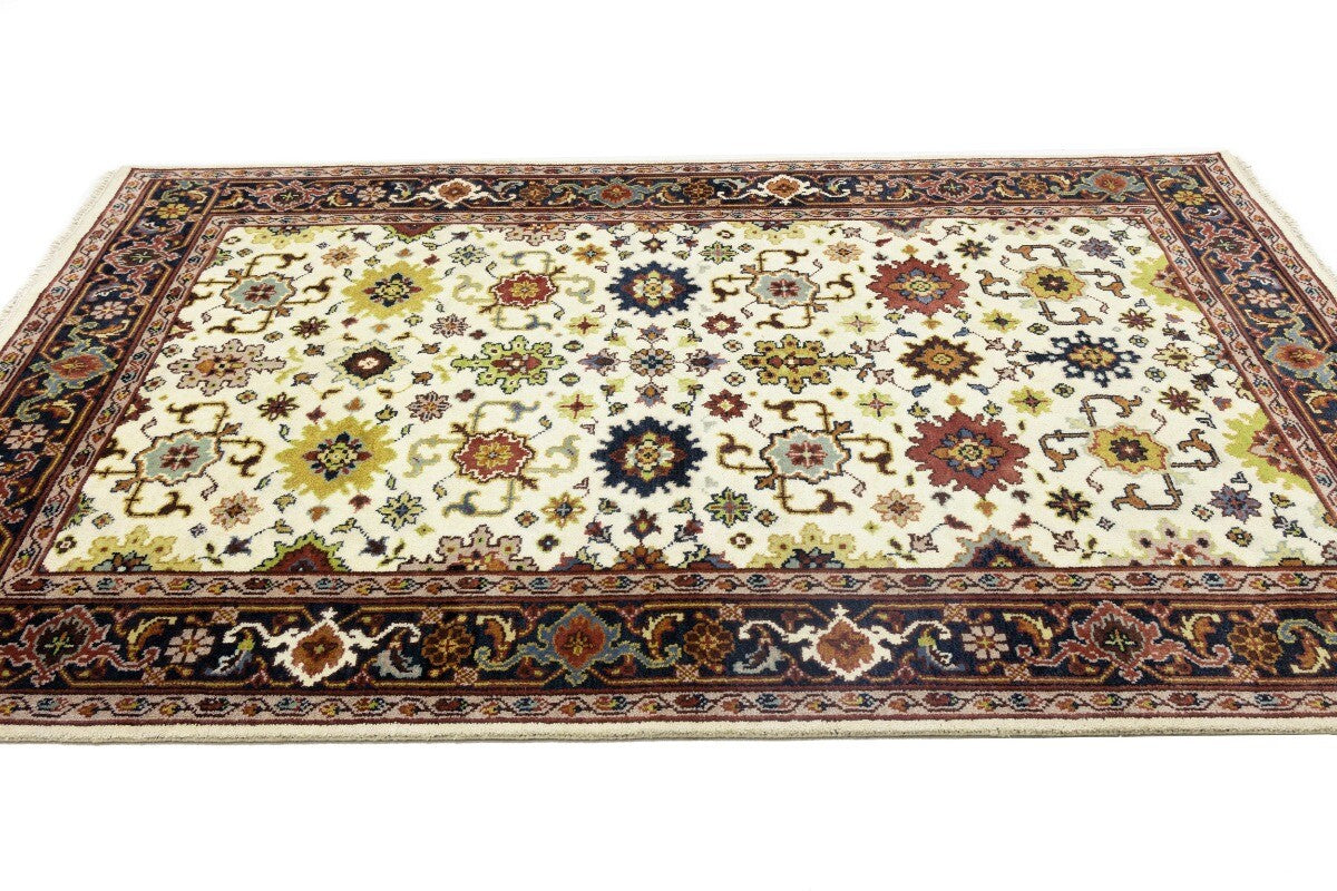 Handmade Floral Design Chobi Rug Wool Oriental
