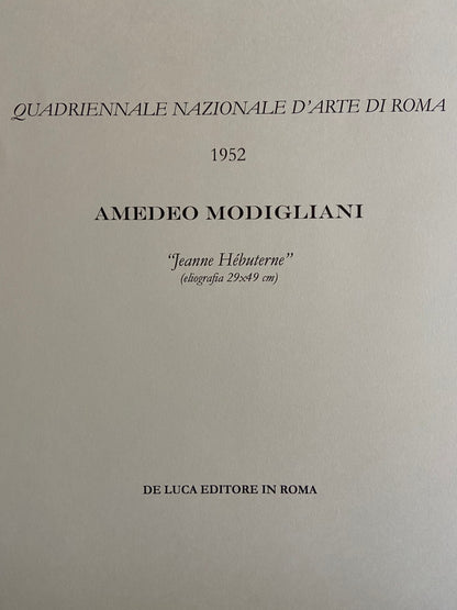 Amedeo Modigliani 1952 Coa 1952 Museo Storico - Constantin Brancusi