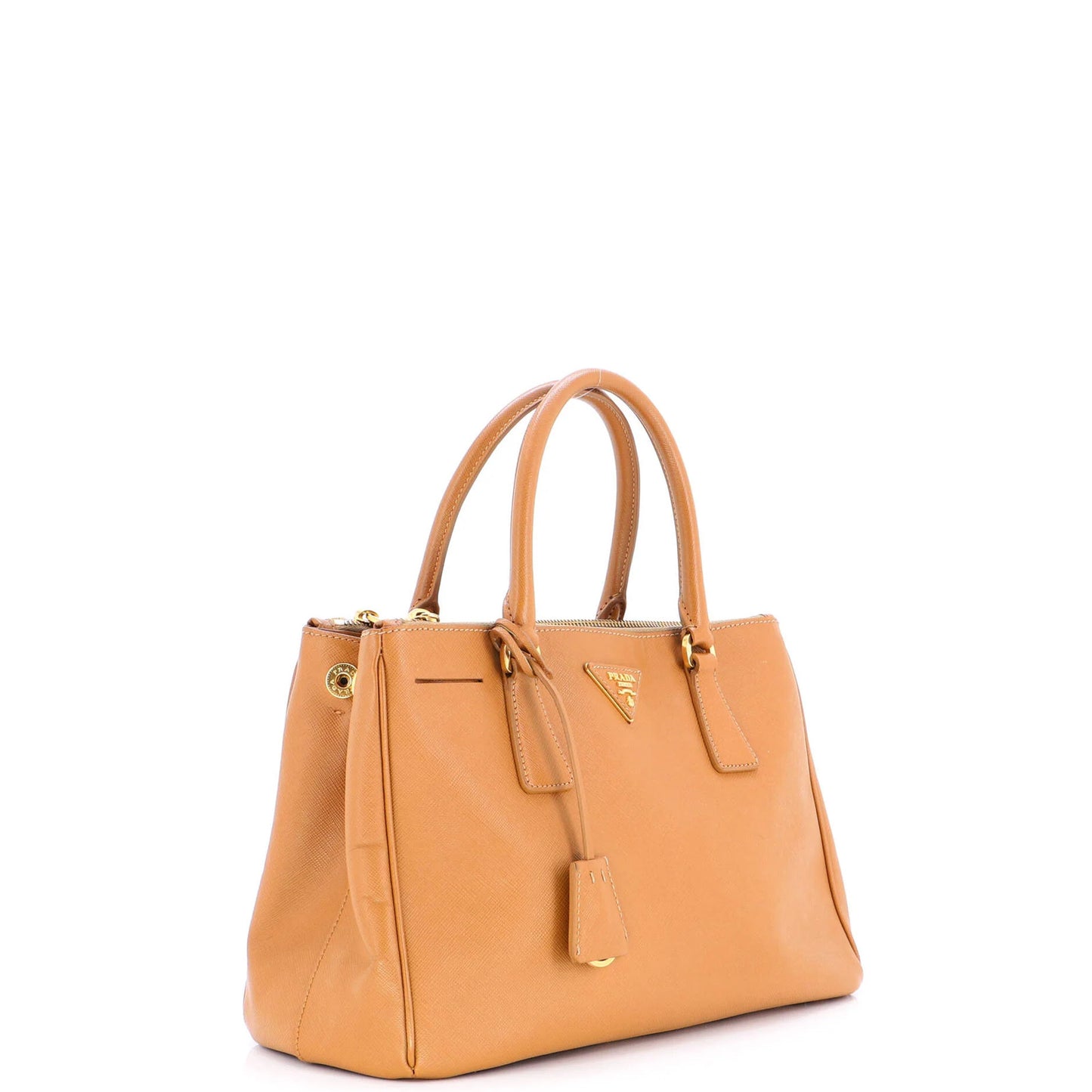 Prada Double Zip Lux Tote Saffiano Leather Small