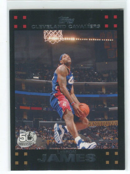2007 Topps 50Th Anniversary #23 Lebron James Card