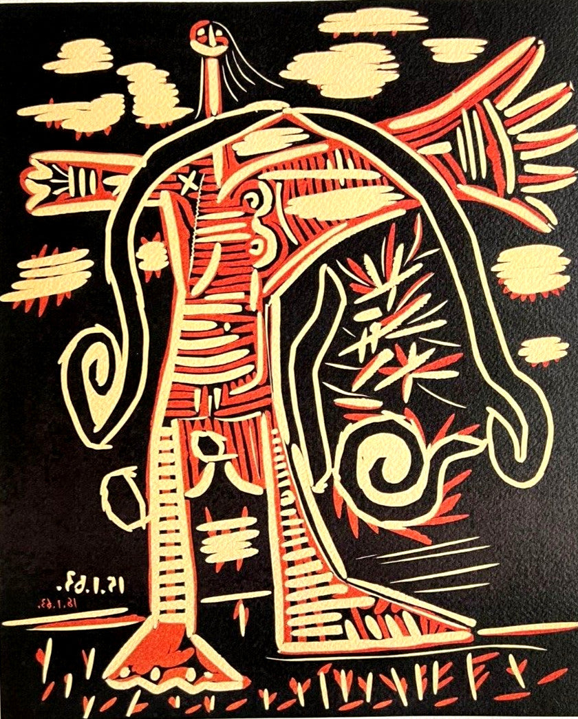 Pablo Picasso Lithograph Coa Signed Numbered By Hand Certified