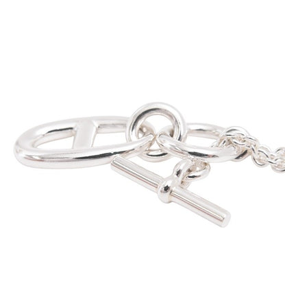 Herms Amulette Chane D'Ancre Necklace Sv925 Silver