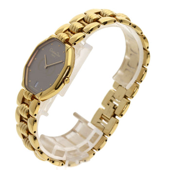 Christian Dior Octagon Watches 25.154 Gold Plated/Gold Plated