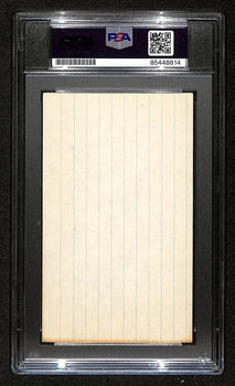 Brian Piccolo Chicago Bears Signed/Auto 3X5 Index Card Psa/Dna Mint-9 198700