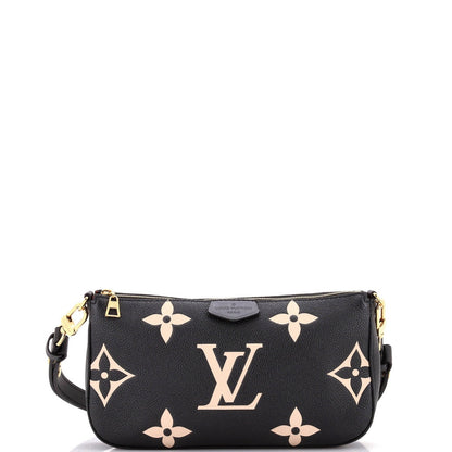 Louis Vuitton Multi Pochette Accessoires Bicolor Monogram Empreinte Giant