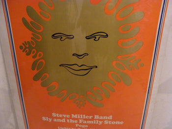Fillmore West Concert Live Poster Bill Graham 1968 Wes Wilson Steve Miller Band