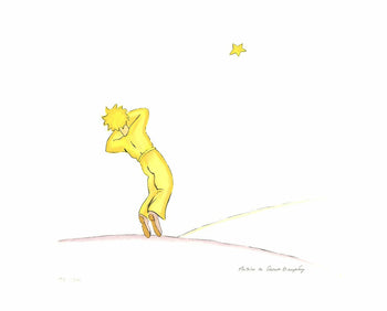 Antoine De Saint Exupery The Little Prince Yawning 