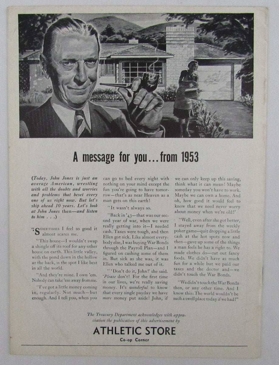 1943 Penn State Nittany Lions Vs. Colgate College Football Program 137556