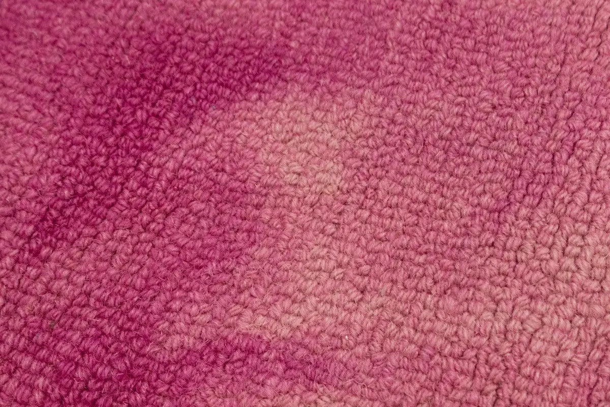Hand-Tufted Fuchsia Tie-Dye 5X8 Modern Rug Kids Room Carpet