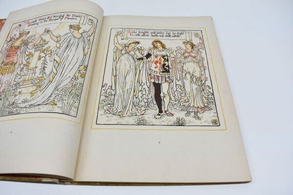 Walter Crane "Queen Summer Or The Journey Of The Lily And The Rose" 1891 English