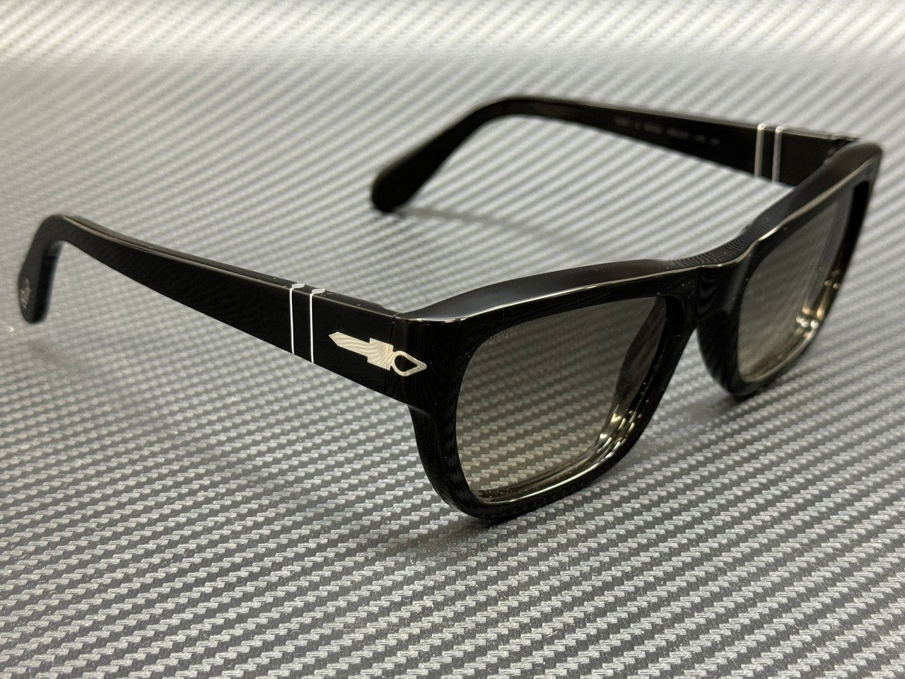 PERSOL PO0091S 95 32 Black Grey Gradient Unisex 56 mm Sunglasses