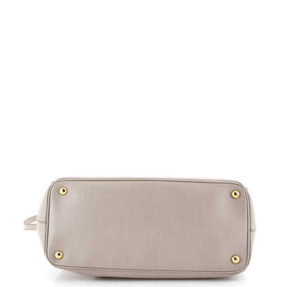 Prada Double Zip Lux Tote Saffiano Leather Medium