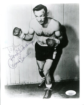 Carmen Basilio Autographed 8X10 Photo (Jsa)