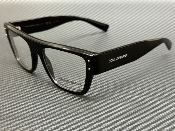 DOLCE & GABBANA DG3384 501 Black Men's 54 mm Eyeglasses
