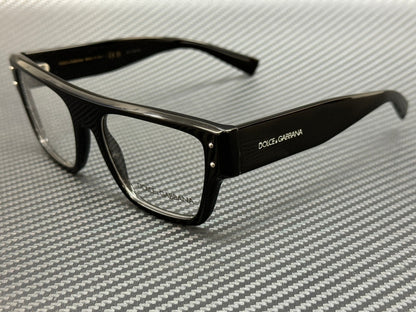 DOLCE & GABBANA DG3384 501 Black Men's 54 mm Eyeglasses