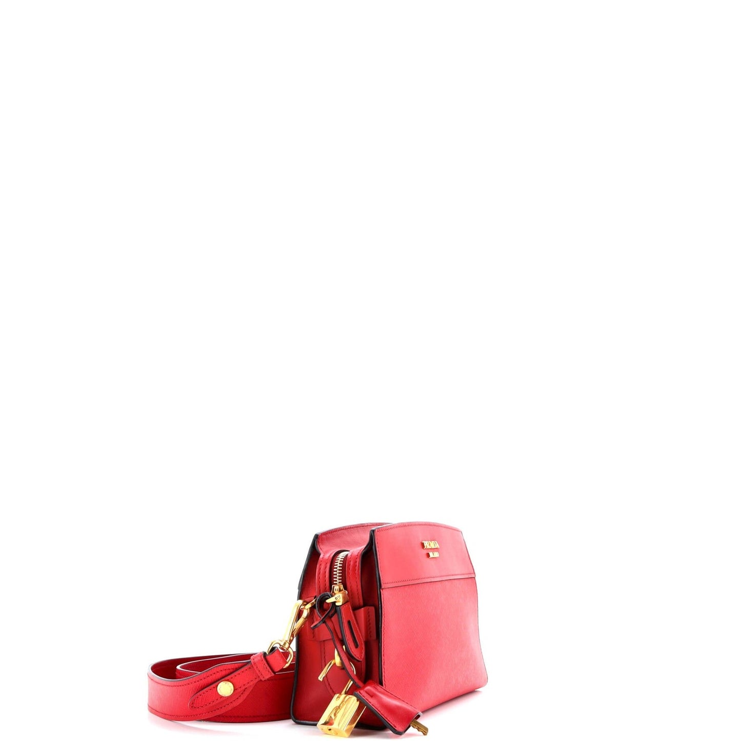 Prada Esplanade Crossbody Bag Saffiano With City Calf Small