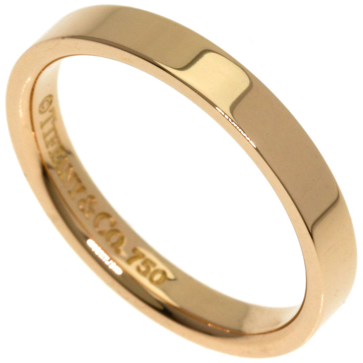 Tiffany&Co.   Ring Flat Band K18 Pink Gold