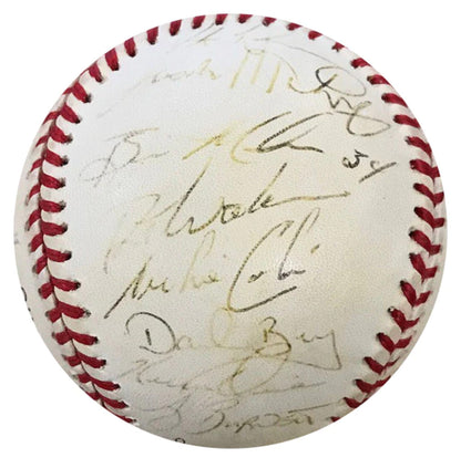 1999 Florida Marlins Team Autographed Official National League Baseball