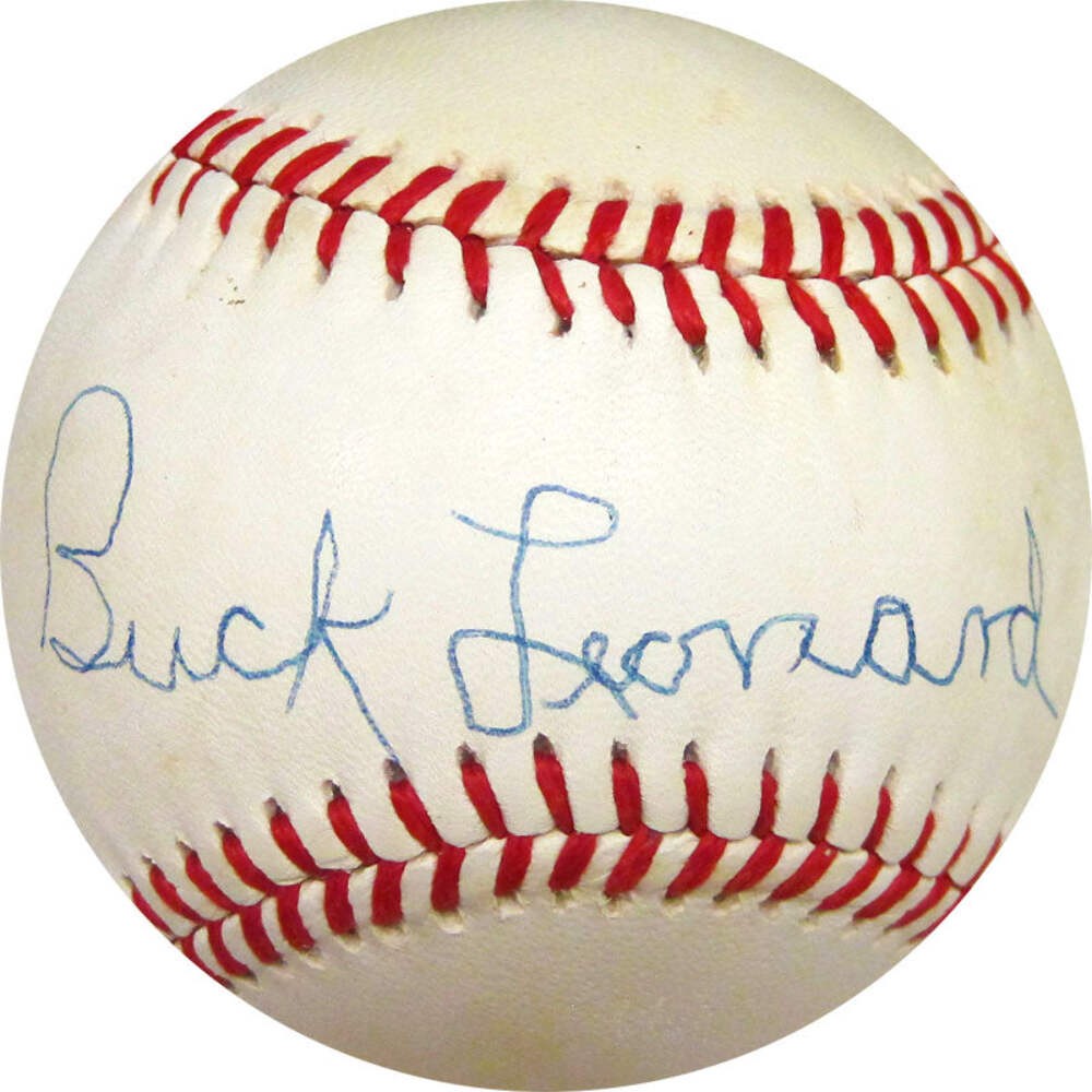 Buck Leonard Autographed Baseball (Jsa)