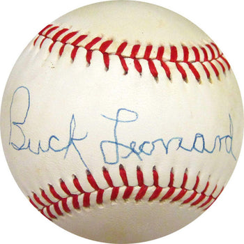 Buck Leonard Autographed Baseball (Jsa)