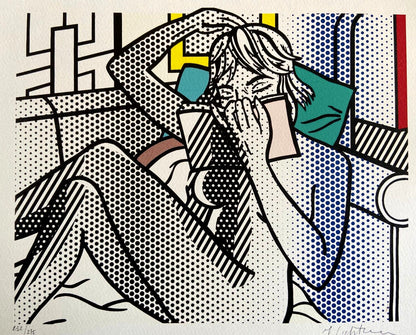 Roy Lichtenstein Lithograph Coa Signed Numbered