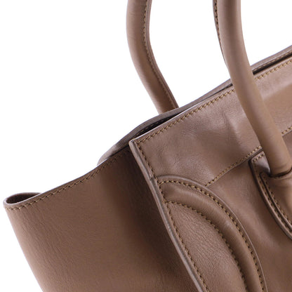 Celine Shoulder Luggage Bag Leather