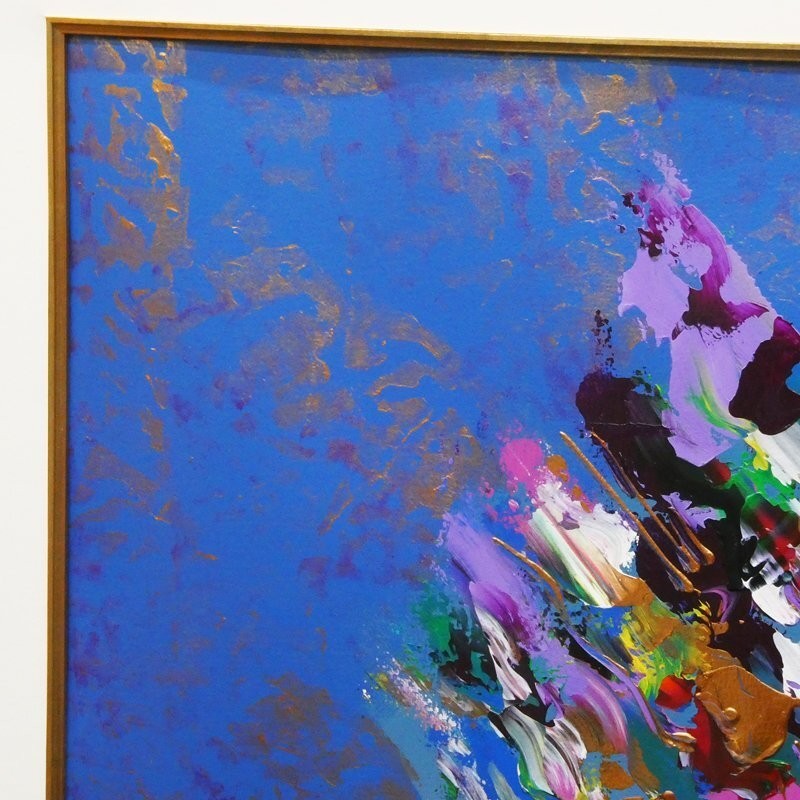 Lee White "Figurative" Large Mixed Media Ltd Ed 2000 Signed Contemporary Art