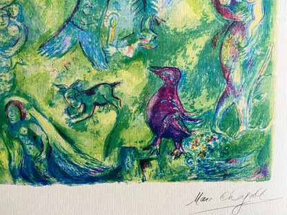 Marc Chagall Lithograph Coa Hand Numbered Signed Collection