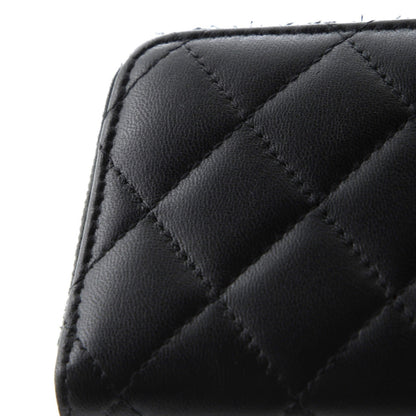 Chanel Cc Stars Zip Coin Purse Quilted Lambskin Small