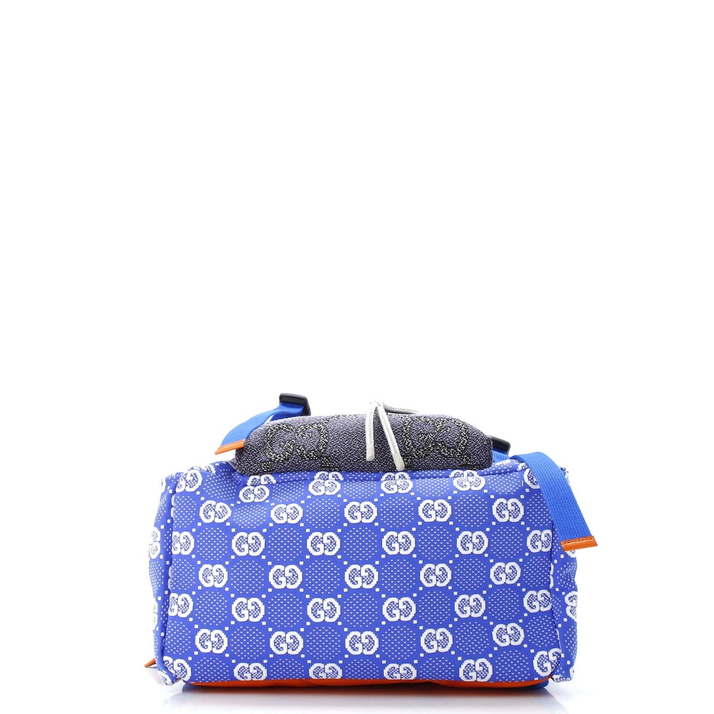 Gucci Panelled Double Buckle Backpack Gg Jacquard Nylon And Rubber Large