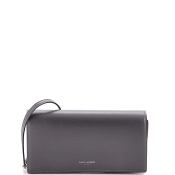 Saint Laurent Paris Chain Wallet Leather Mini