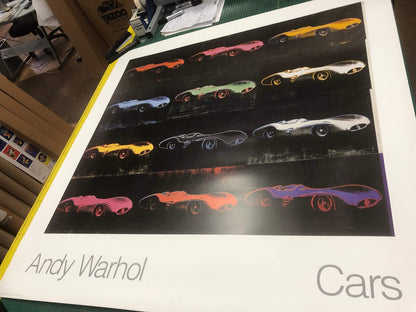 Andy Warhol Formula 1 Car W 196 R () " Poster Pop Art Multicolo