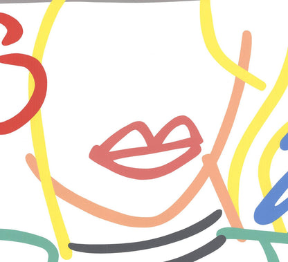 Gre TOM WESSELMANN Monica (no text) 30" x 37" Serigraph 1985 Pop Art Multicolor