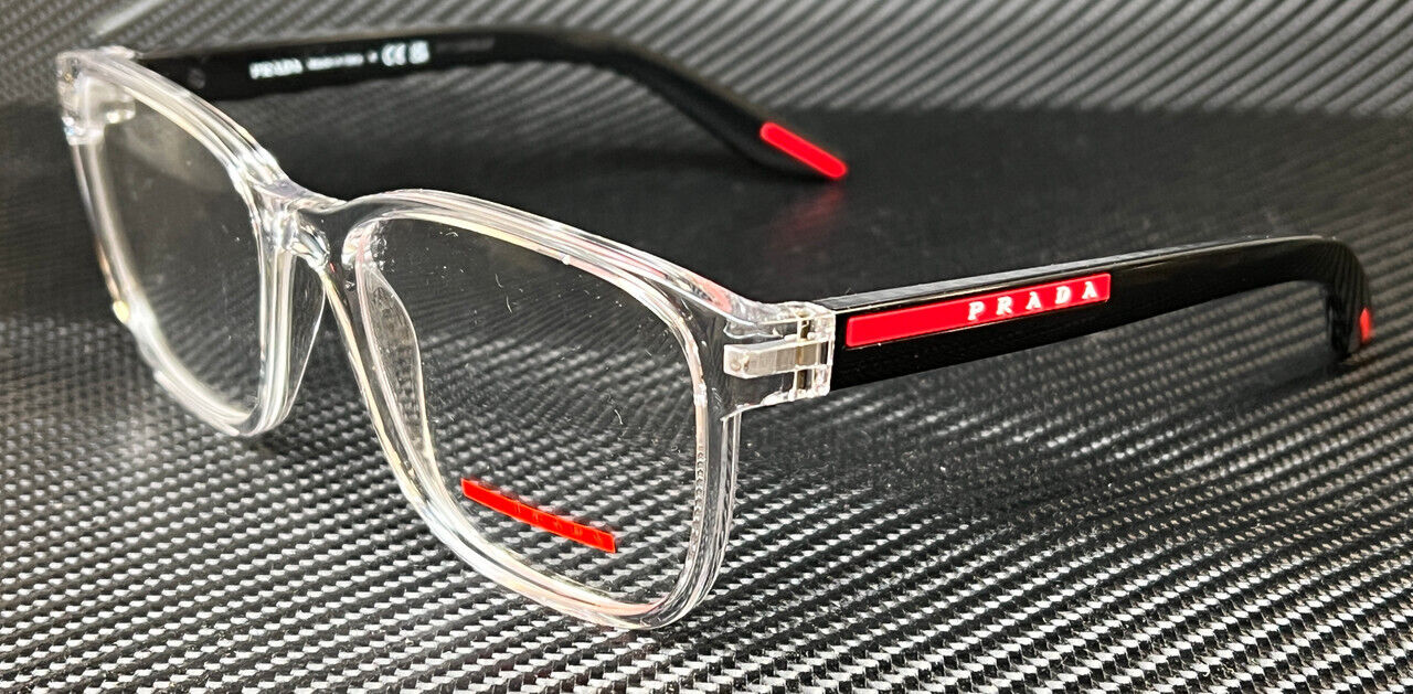 Prada Linea Rossa Ps 06Pv 2Az1O1 Crystal Men'S 57
