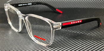 Prada Linea Rossa Ps 06Pv 2Az1O1 Crystal Men'S 57