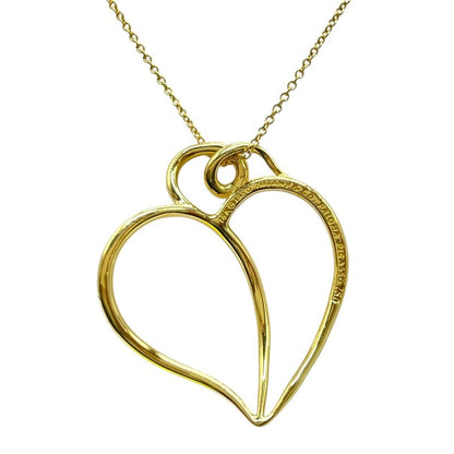 Tiffany & Co. Apple Leaf Heart Necklace Gold 18K 750