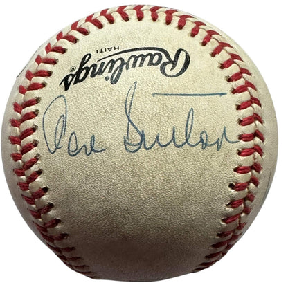 Don Drysdale & Others Autographed Official National League Baseball (Jsa)