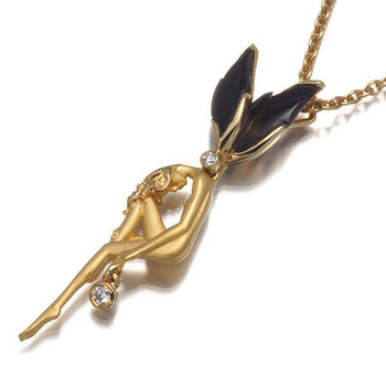 Carrera Y Carrera Necklace Fairy Pomona Diamond Onyx 18K 750 Yellow Gold
