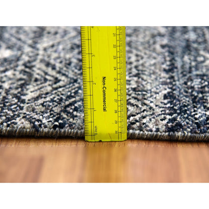 5'X7'1" Gray 100% Wool Hand Knotted Kohinoor Herrita Oriental Rug