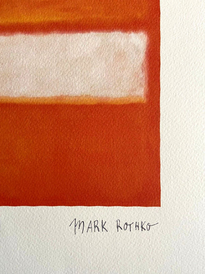 Mark Rothko Lithograph Coa Numbered Signed Op 180