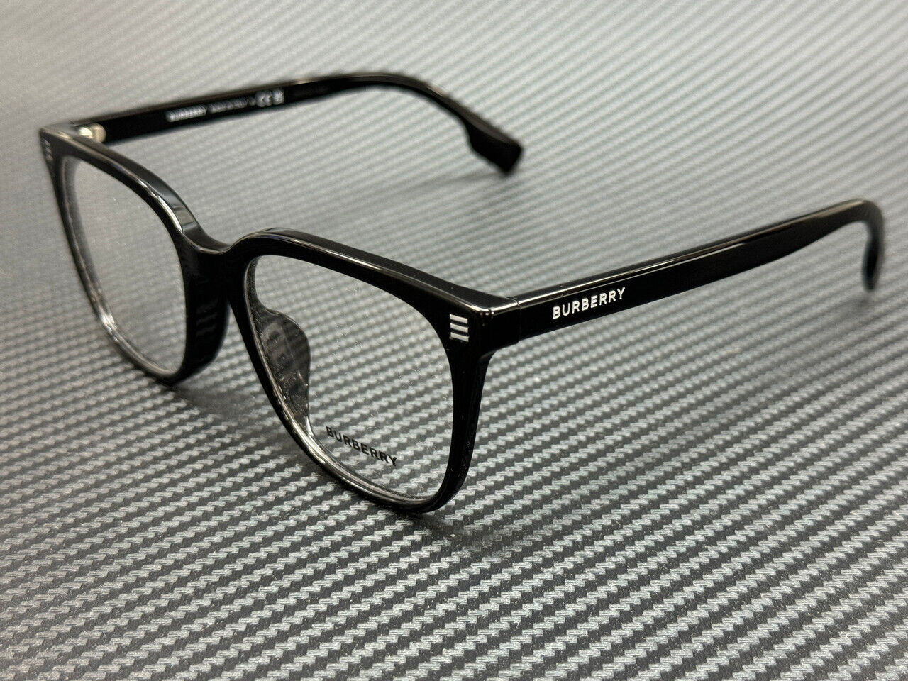 Burberry Be2361D 3001 Black Men'S 53 Mm Eyeglasses