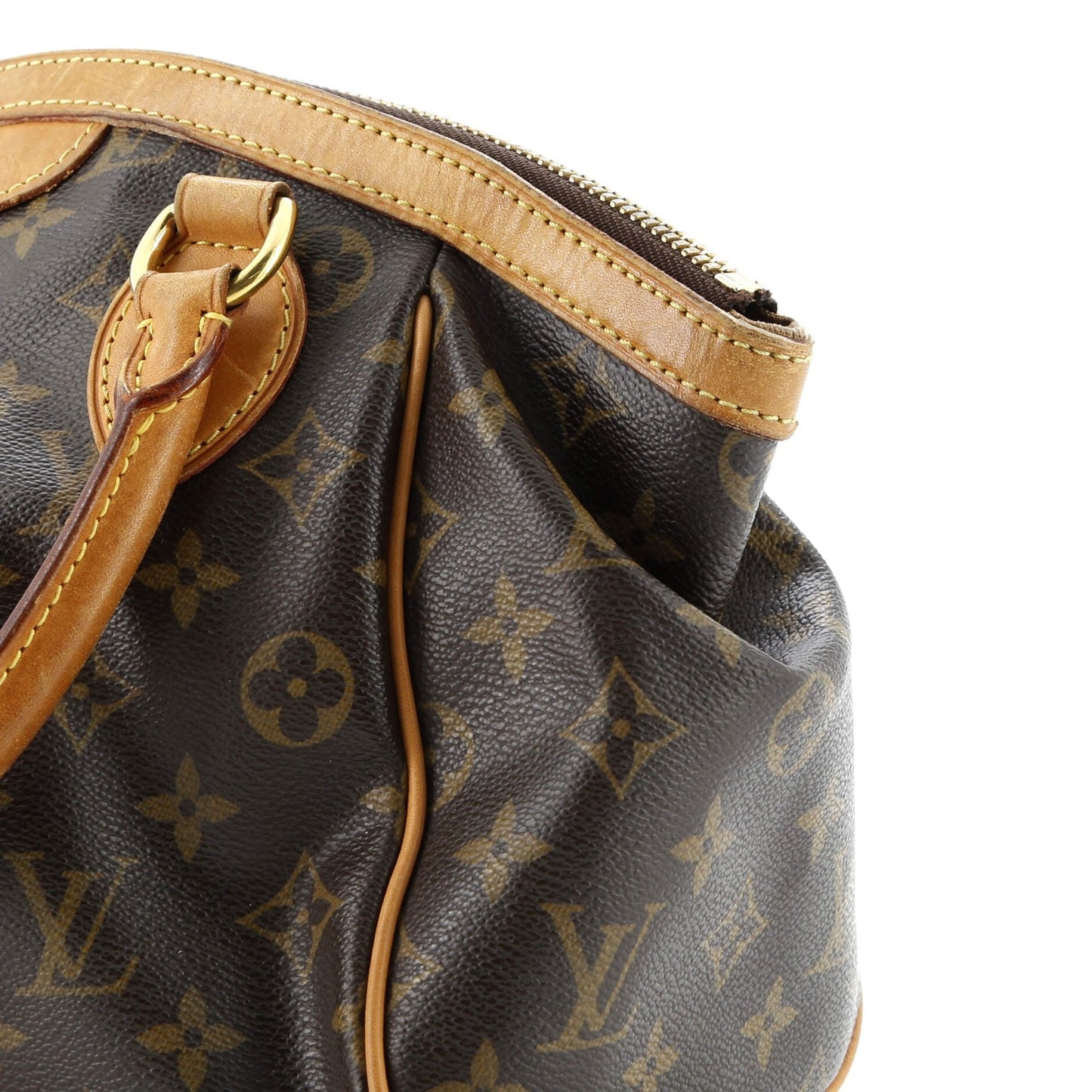 Louis Vuitton Tivoli Handbag Monogram Canvas Pm
