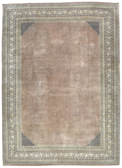 Vintage Handmade Oriental Rug 9X12 Ft Tribal