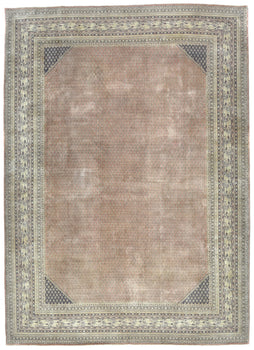 Vintage Handmade Oriental Rug 9X12 Ft Tribal