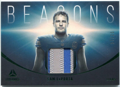 Sam Laporta 2024 Panini Luminance Beacons 2 Color