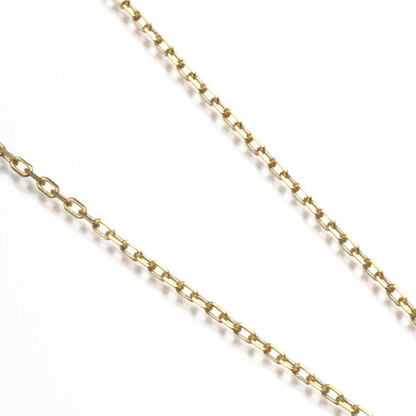 Mikimoto Cable Chain Necklace 40Cm 18K 750 Yellow Gold