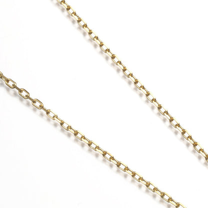 Mikimoto Cable Chain Necklace 40Cm 18K 750 Yellow Gold