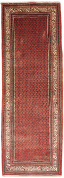 Semi-Antique Oriental Runner Rug Tribal Allover