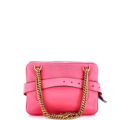 Fendi Upside Down Bag Zucca Embossed Leather