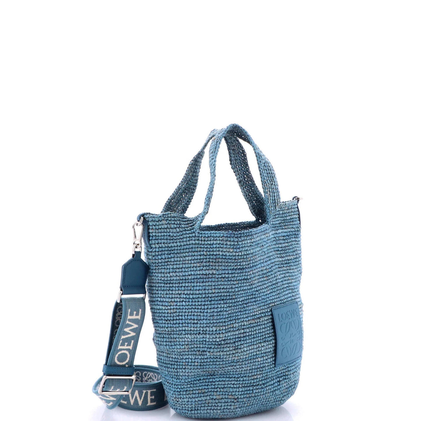 Loewe Slit Tote Straw Large